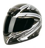 TK36 - FULL FACE X-Large Silver/Gun Metal/Svart