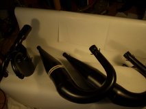 09-710 Polaris Twin Pipes, 1997-98' 700 XC/RMK/SKS